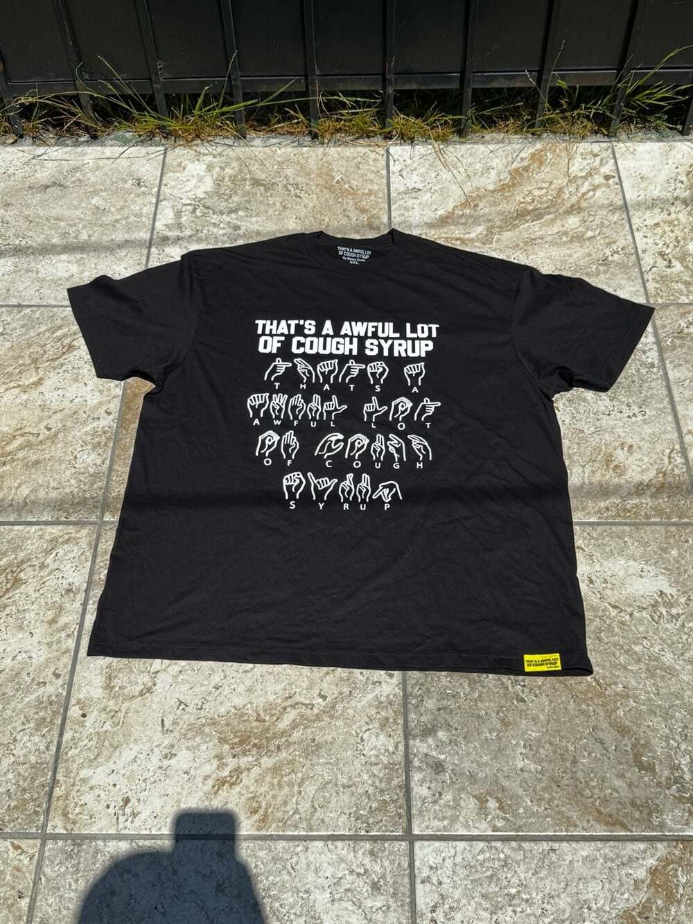 That's A Awful Lot Of Cough Syrup Graphic T-Shirt by Desto Dubb